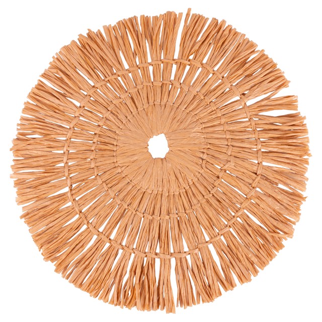 Villa DEste  Σετ 6 τμχ Στρογγυλό πλεκτό σουπλά 38 εκ. από χαρτί Sangria y Fiesta 5921750