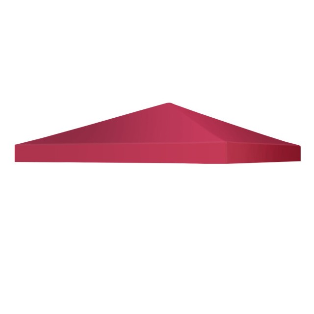 Costway  Ανθεκτική Τέντα Σκίασης 300 cm x 300 cm για Κιόσκια - Διαθέσιμη σε Τρία Χρώματα NP10527WINE