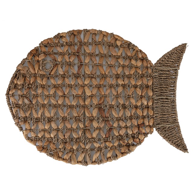 Villa DEste  Σετ 6 τμχ Σουπλά ψάρι από φυσική ίνα Caraibe 5915962