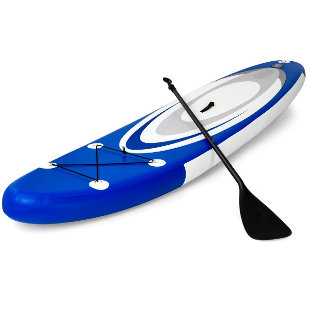 Costway  Φουσκωτή Σανίδα Stand Up Paddle Επιπλέον φαρδιά αντιολισθητική 320 x 76 x 15 εκ. SP37426-S