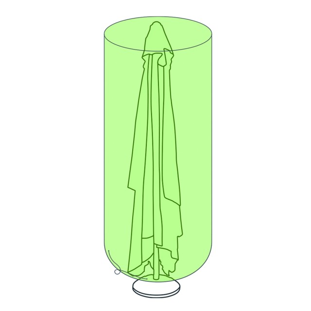 Galileo Αδιάβροχο Προστατευτικό Κάλυμμα Κήπου με Ομπρέλα και Κλείσιμο με Κορδόνι 5901538