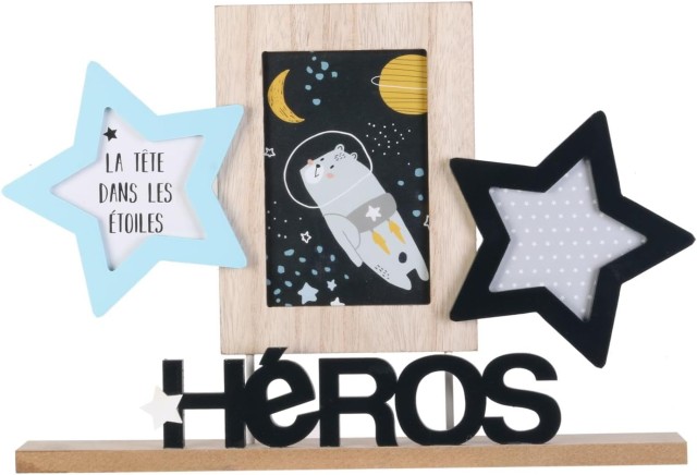 Παιδική Κορνίζα για 3 Φωτογραφίες 38 x 5 x 25 cm HD2361 Home Deco Kids