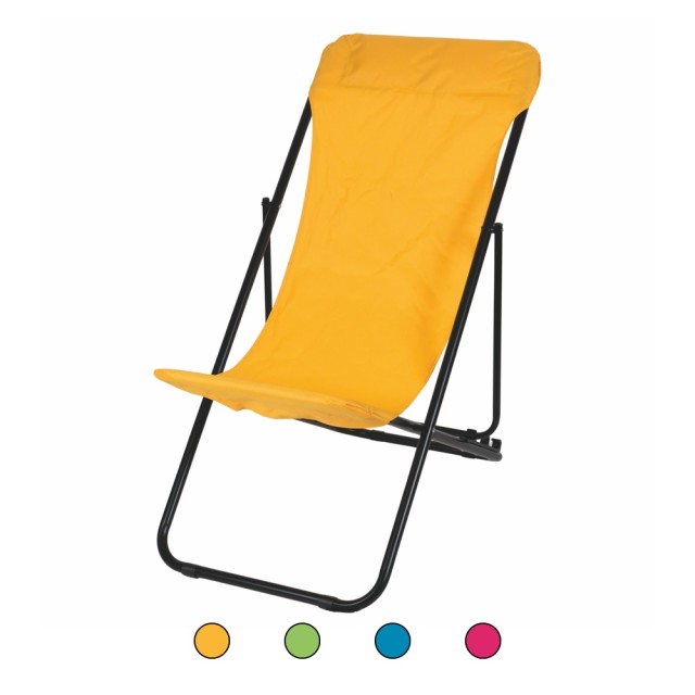 Galileo Πολυθρόνα χάλυβα αναδιπλούμενη σε 3 θέσεις με δυνατότητα κλεισίματος Caracas Est 5901453 Τυχαία Επιλογή Χρωμάτων