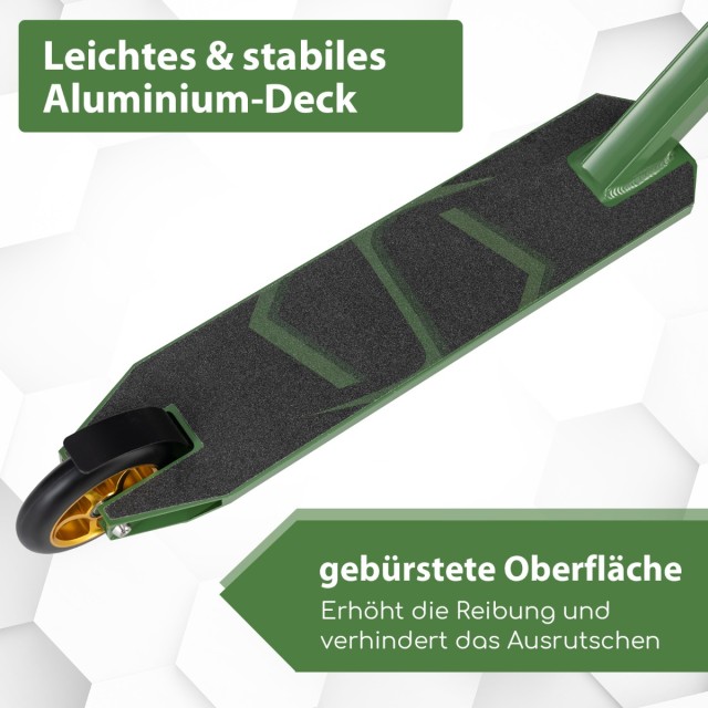 Costway Επαγγελματικό Stunt Scooter για Παιδιά και Εφήβους με Υψηλής Απόδοσης Ρόδες και Ασφαλή Σχεδίαση SP38204GN