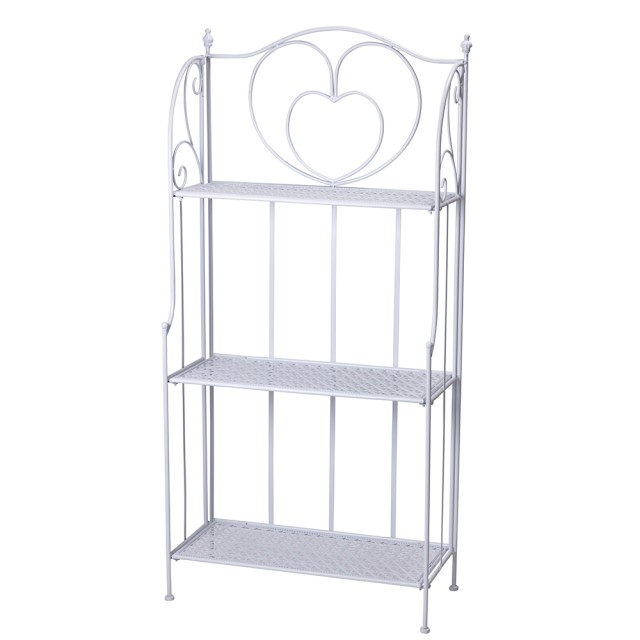 Galileo Ραφιέρα 3 ραφιών αναδιπλούμενη από μέταλλο 605x28xΥ127 cm λευκό Est 5910639