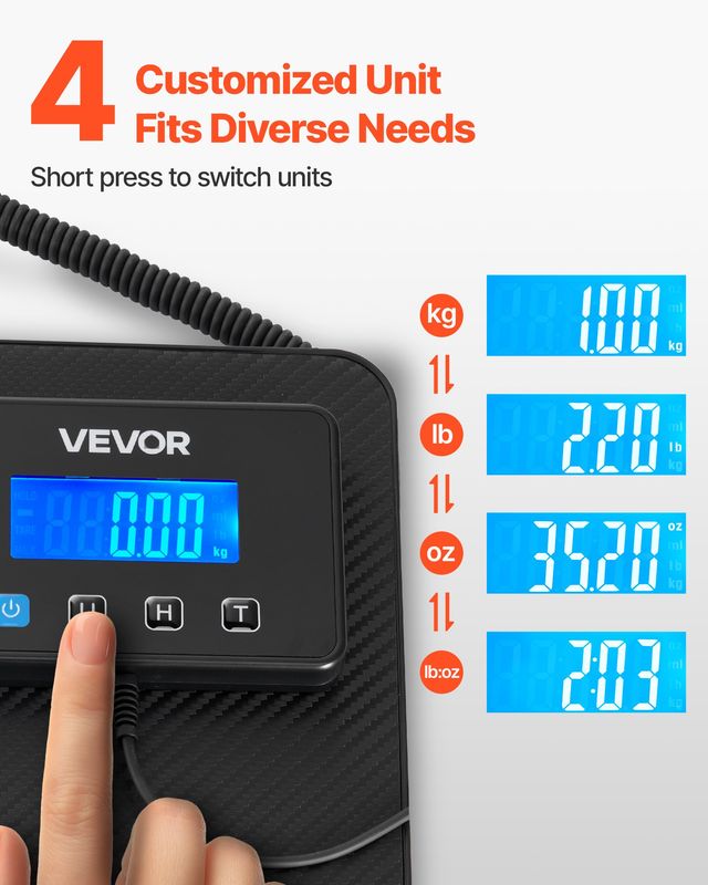 VEVOR Ζυγαριά Ακριβείας 10g-100g, Αντοχή 200kg FTTCYX10G1113M56E001V9