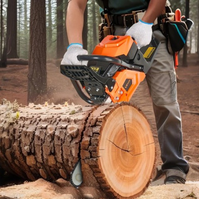 VEVOR Αλυσοπρίονο Βενζίνης 58cc 2.7 HP 20 ιντσών για Κοπή Ξύλων RQLJ20INCHECJ8F83001V0
