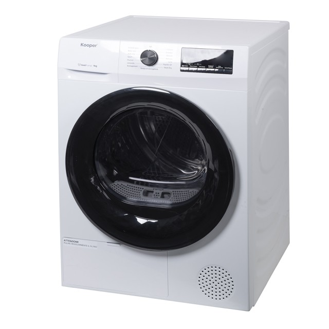 Kooper Αντλιοθερμικό Στεγνωτήριο με 15 Προγράμματα 9 Kg Kooper 5917131