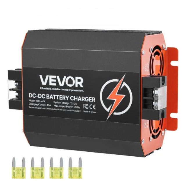 VEVOR Φορτιστής Μπαταρίας 12V 40A 500W για Μολύβδου-Οξέος Λιθίου AGM ZLDZLDDYSRCDCJ0ZKV9