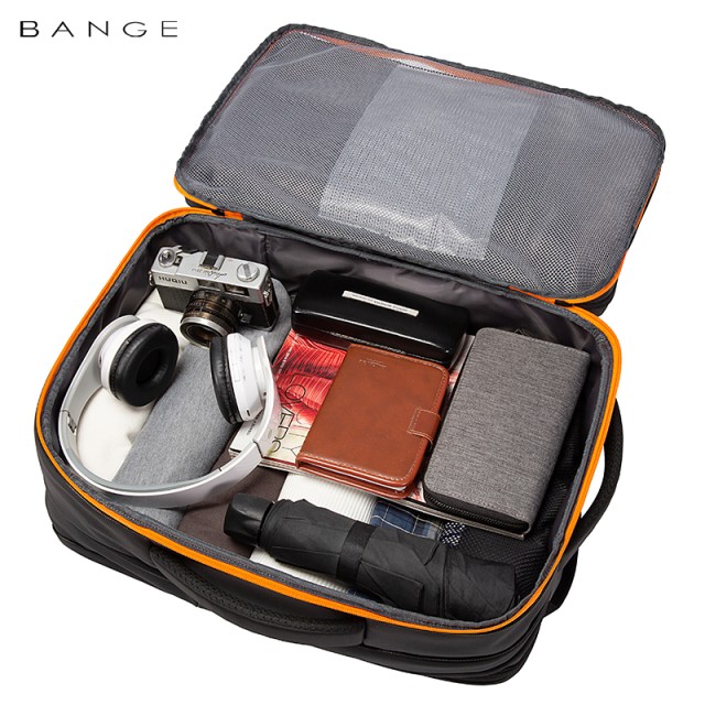 BANGE Αδιάβροχη Τσάντα Πλάτης για Laptop 15.6 Μαύρο 1909-Black