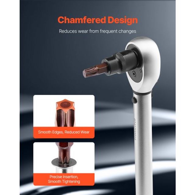 VEVOR Σετ Καρυδάκια Torx και Εξωτερικά Torx 31 Τεμαχίων T8-T70 και E4-E24 Ατσάλι PTTT143812TORESE9V0