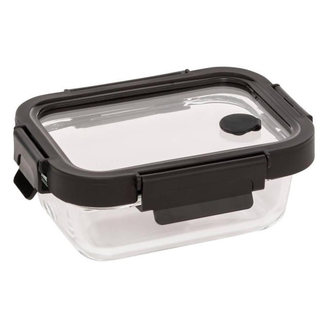 5FIVE Simply smart Γυάλινο Ορθογώνιο Αεροστεγής Δοχείο 0.37L Συντήρησης Τροφίμων 209253