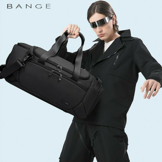BANGE Σακ Βουαγιάζ Υφασμάτινο Μαύρο 30L 53x22x25εκ. 2378-Black