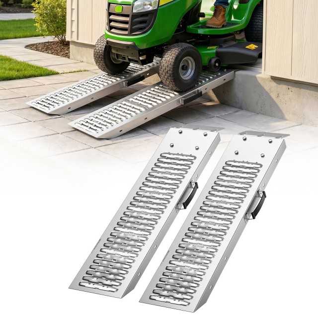 VEVOR Ράμπες Φόρτωσης Τρέιλερ 2 τμχ 985 x 225 mm, Ατσάλινες Βαρέως Τύπου με Αντιολισθητικές Πλάκες, Συνολική Αντοχή 544 kg LJSG35585INC5RPOO001V0