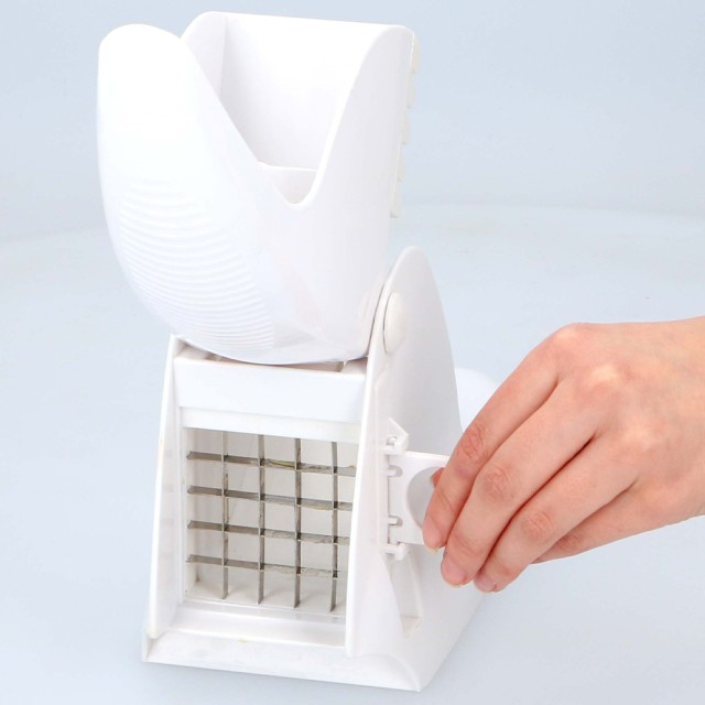 BAKAJI Χειροκίνητος Κόφτης Πατάτας για Πατατάκια με Λεπίδες από Ανοξείδωτο Ατσάλι 02838764