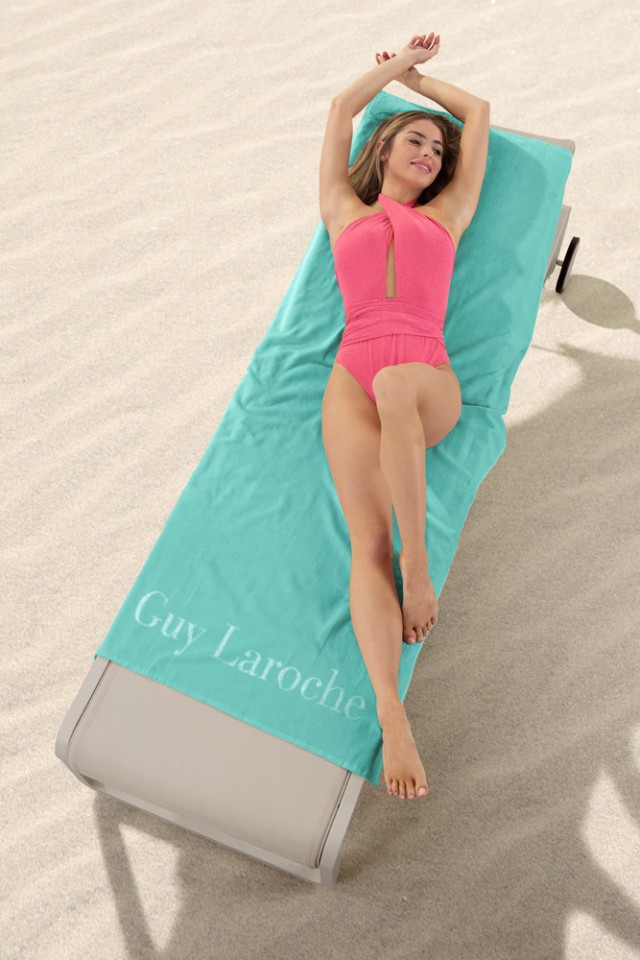 Guy Laroche Πετσέτα Θαλάσσης Oceano Aqua 80x170, 1130090122001