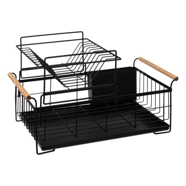 5FIVE Simply smart Διπλή Μεταλλική Πιατοθήκη με Αποσπώμενο Δίσκο Αποστράγγισης  189784