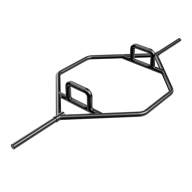 Costway Ανθεκτική Εξάγωνη Μπάρα Άρσης έως 226 kg Μαύρη SP37910BK