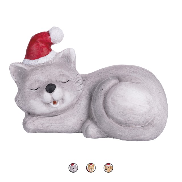 Galileo Χριστουγεννιάτικο κουτάβι ξαπλωμένο 355x19xh22 cm Santas House 5920273 Τυχαία Επιλογή Χρωμάτων