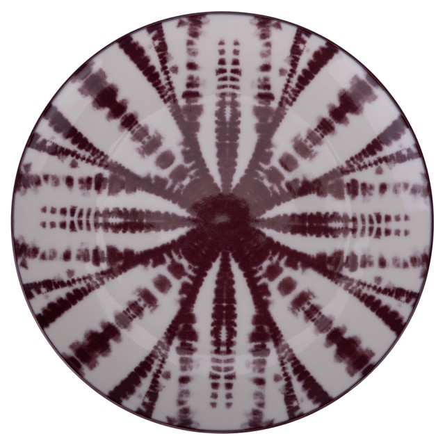 Villa DEste  Σετ 6τμχ Πιατέλα φρούτων από πορσελάνη The Purple 5923016