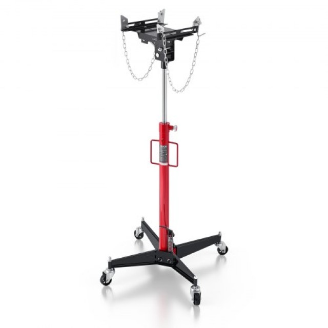 VEVOR Υδραυλικός Γρύλος Κιβωτίου Ταχυτήτων, Ανυψωτική Ικανότητα 500 kg, Με Πεντάλ Ποδιού και Τροχούς Περιστροφής 360° DGSHS1100LBSOQD6T001V0