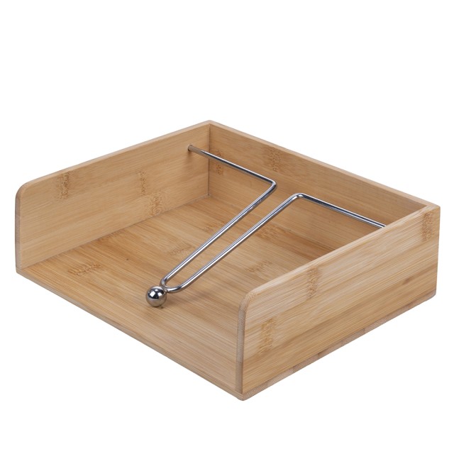 Galileo Θήκη για Χαρτοπετσέτες από μπαμπού και σίδερο 21,8 x 18,7 x 7,2 εκ SChef 5903639