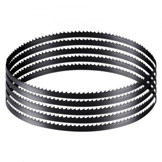 VEVOR Λεπίδα Ταινιοπρίονου 1511 mm, 6 TPI, SK5 Ανθρακοχάλυβας, 6.35 mm Πλάτος, Ανταλλακτικό για Ξυλουργικά Ταινιόπριονα JT1JT60INCH0TCZ6C001V0