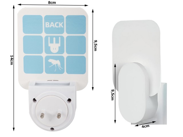 Απωθητικό Κουνουπιών με Ανταλλακτικά Αυτοκόλλητα & UV Φως 5907451364482 Verk Group