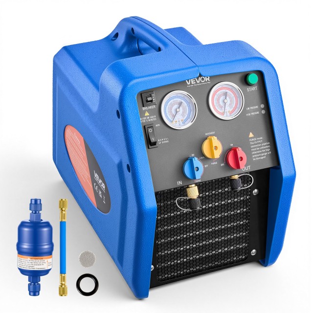 VEVOR Φορητή Συσκευή Ανάκτησης Ψυκτικού, 3/4 HP 220V 50Hz για Οικιακές & Αυτοκινητιστικές Κλιματιστικές Συσκευές LMHSJBXSYSDJT9PFP001V2