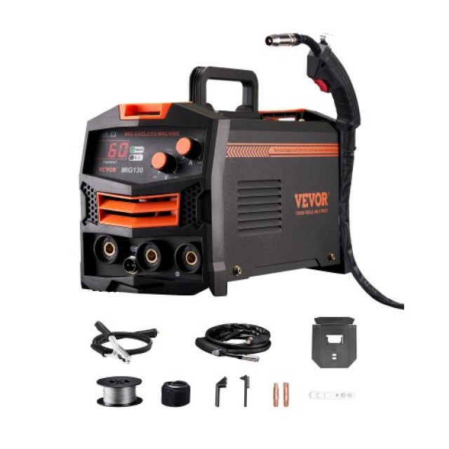 VEVOR Συγκολλητής MIG 130Amp Χωρίς Αέριο με IGBT Inverter MIGYXHJ1H11326PJNV2