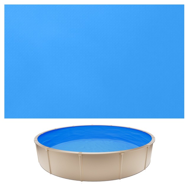 VEVOR Στρογγυλή Επένδυση Πισίνας 365.7 cm για Πάνελ 90 cm, Μπλε, Εύκολη Τοποθέτηση YCNCCSROUND3AW5IB001V0