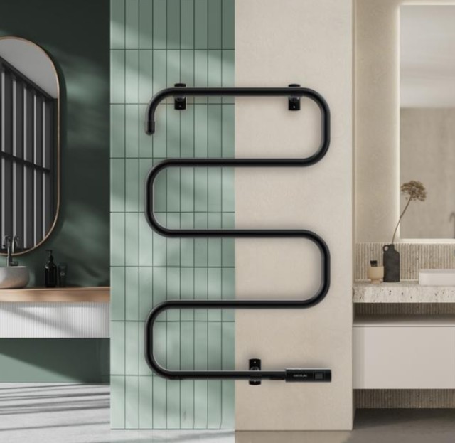 Ηλεκτρική Πετσετοκρεμάστρα 91.5 x 51cm 100 W ReadyWarm 5000 Towel - Μαύρο Cecotec CEC-100566