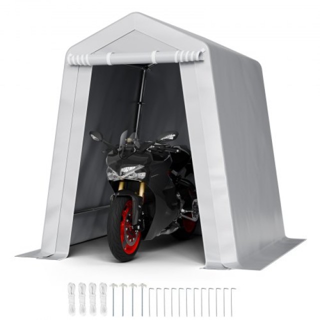 VEVOR Σκηνή Συμπλέγματος Αποθήκευσης 6x6 ft Αδιάβροχη Κατασκευή TYCWPHSJD6FTNXYPK001V0