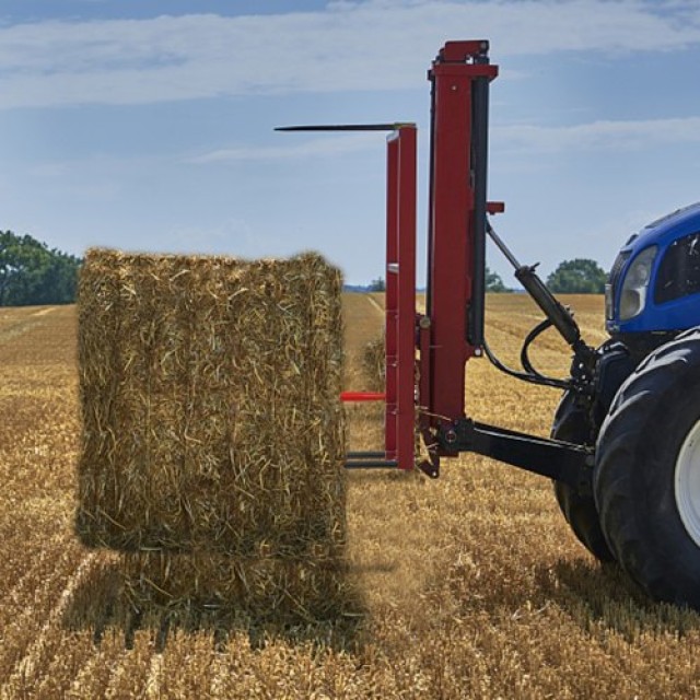 Δόρυ Σανό VEVOR 49 με Ικανότητα 3000 lbs, Κόκκινο με 2 Σταθεροποιητές  CM45X12503000BDTTV0