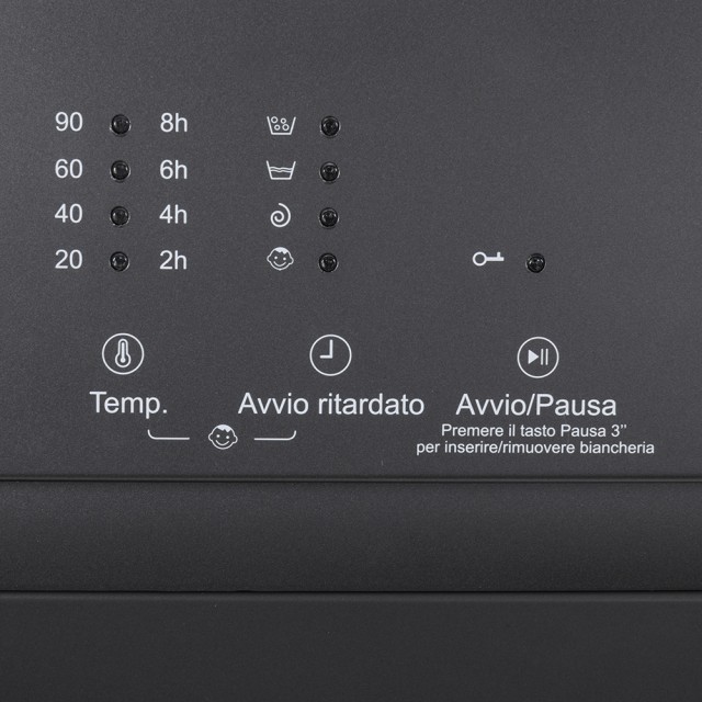 Kooper Πλυντήριο ρούχων 6 κιλών slim, 11 αυτόματα προγράμματα, 1200 RPM, γκρι Kooper 5920737