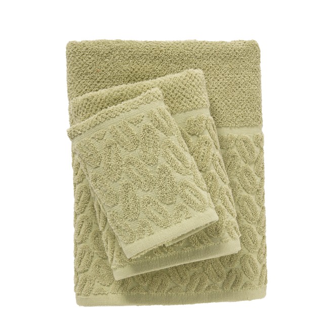 DAS HOME Σετ Πετσέτες 3 Τεμαχίων Best 0782 Olive 530708180782