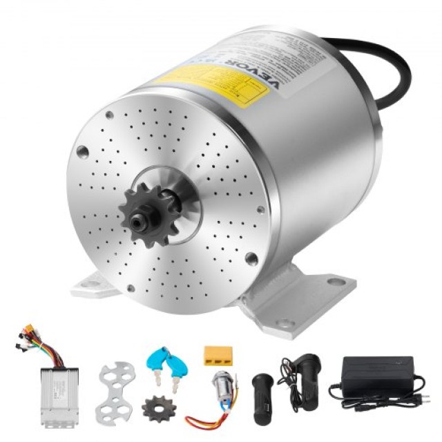 VEVOR Σετ Ηλεκτρικού Κινητήρα 500W Brushless DC 36V 3000rpm με Αναβαθμισμένο Ελεγκτή ZLWSDJTJ500WGWM9BV2