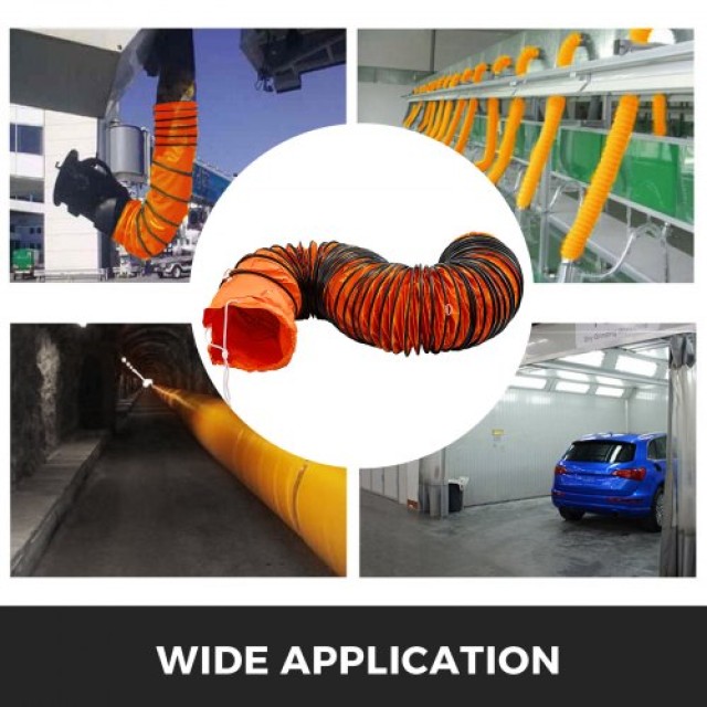 Εύκαμπτος Αγωγός PVC 7.6m/25ft για Ανεμιστήρα 250mm/10 TFRGDD255L7.6-001V0