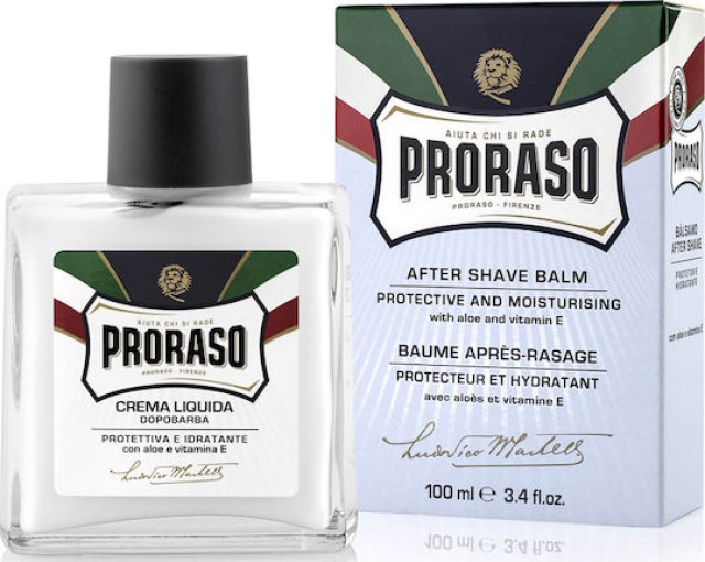 Proraso After Shave Balm Aloe & Vitamin E με Αλόη 100ml 8004395009831