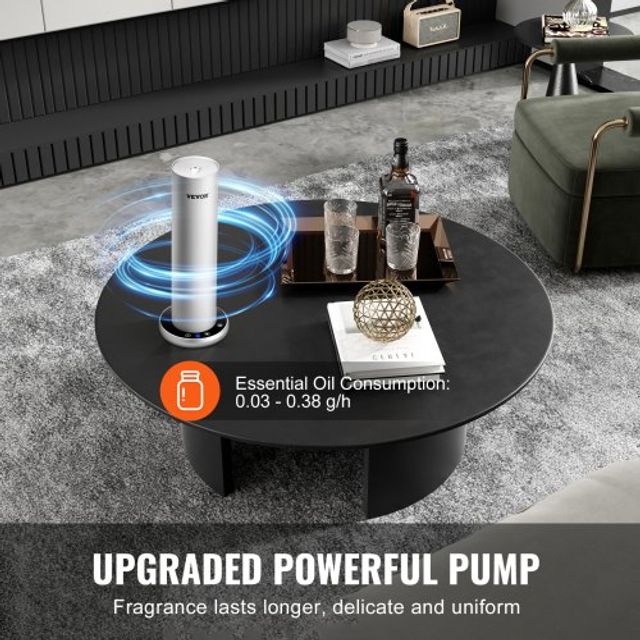 VEVOR Μηχανή Αρωμάτων 120ml Bluetooth Ψυχρού Αέρα 1000τ.φ. Χωρίς Νερό TSXXJTS120MLRA795V2