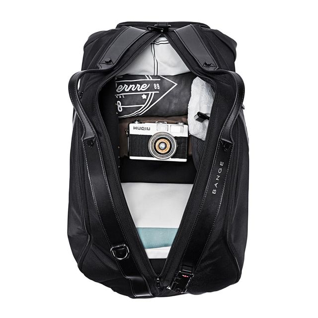 BANGE Σακ Βουαγιάζ Υφασμάτινο 50lt Μαύρο 57x24x34εκ. 77178-Black