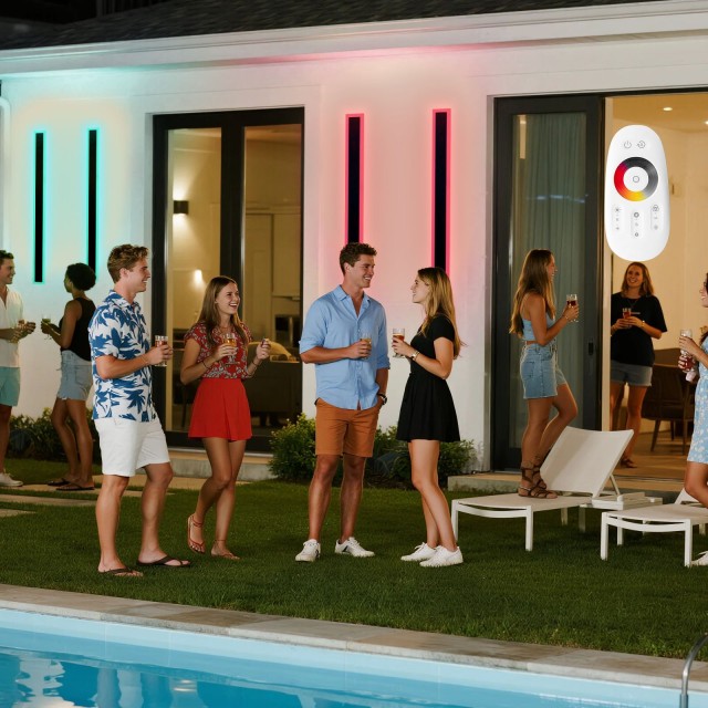 VEVOR Εξωτερικό Απλίκα Τοίχου RGB LED 1000mm με Ρυθμιζόμενο Χρώμα και Λαμπρότητα HWBDDRGBDDKDX2JGW001V7