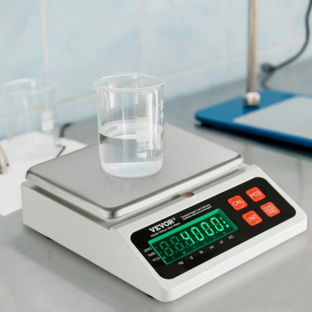 Βιομηχανική Ζυγαριά Αρίθμησης VEVOR, 10 kg x 0.1 g, Ψηφιακή Ζυγαριά για Ανταλλακτικά και Κέρματα  JSC01G10KGDF6WYWRV2