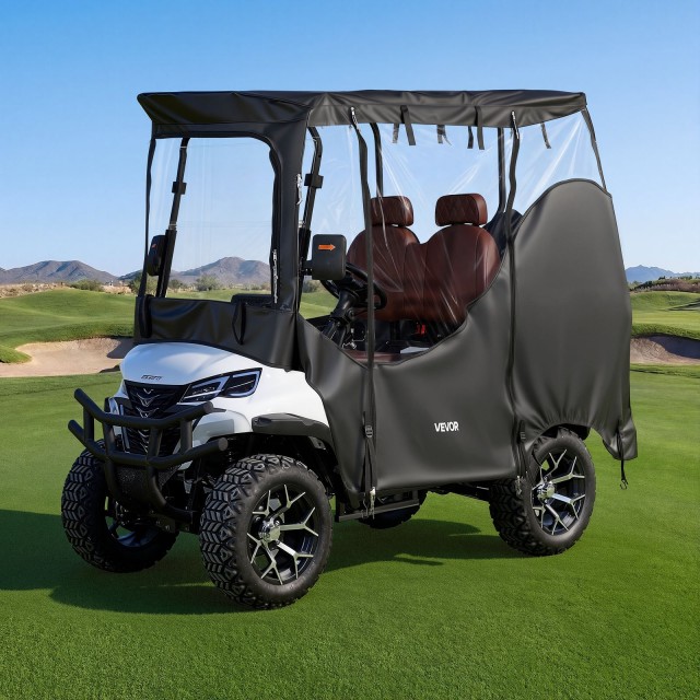 VEVOR Κάλυμμα Golf Cart 420D Αδιάβροχο για 2+2 Θέσεων XCZYCZKSHGMDQU7A1001V0