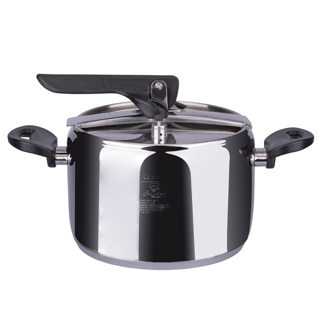 Galileo Χύτρα ταχύτητας 5 λίτρων από ανοξείδωτο ατσάλι 22 cm επαγωγική SΚεφ 2192796