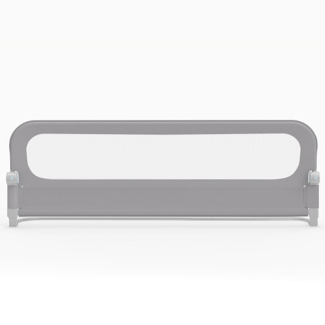 Costway Πτυσσόμενο ρυθμιζόμενο προστατευτικό κρεβατιού για νήπια με αφαιρούμενο κάλυμμα Oxford, γκρι, 178 x 36 x 60 εκ. BS10055GR