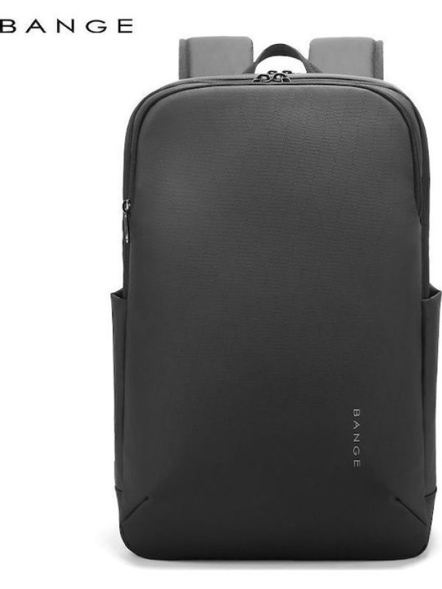 BANGE Αδιάβροχη Τσάντα Πλάτης Laptop 15.6 Μαύρη 3068-Black