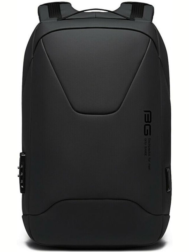 BANGE Αδιάβροχη Τσάντα Πλάτης Laptop 15.6 με Θύρα USB - Μαύρη 22188-Black