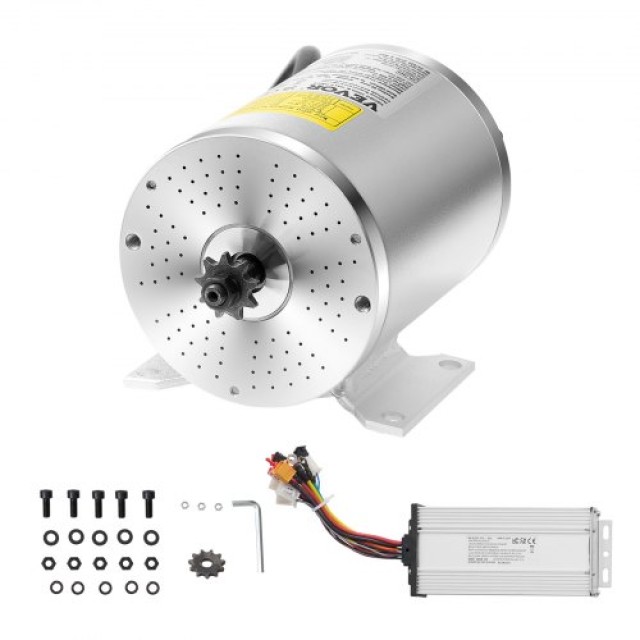 VEVOR Σετ Ηλεκτρικού Κινητήρα 2000W Brushless DC 60V 4500rpm με Αναβαθμισμένο Ελεγκτή ZLWSDJTJ2000DDB9UV9