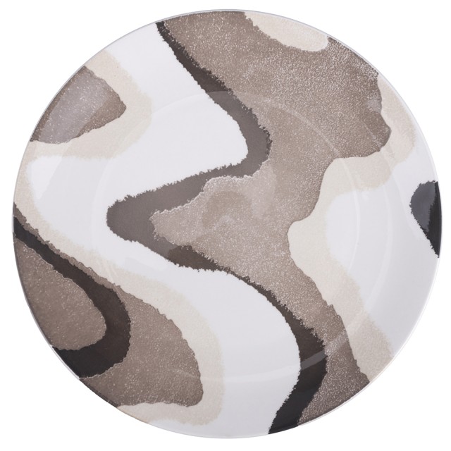 Villa DEste  Σετ πιάτων 18 τεμαχίων από πορσελάνη 6 θέσεων Sand 5921892